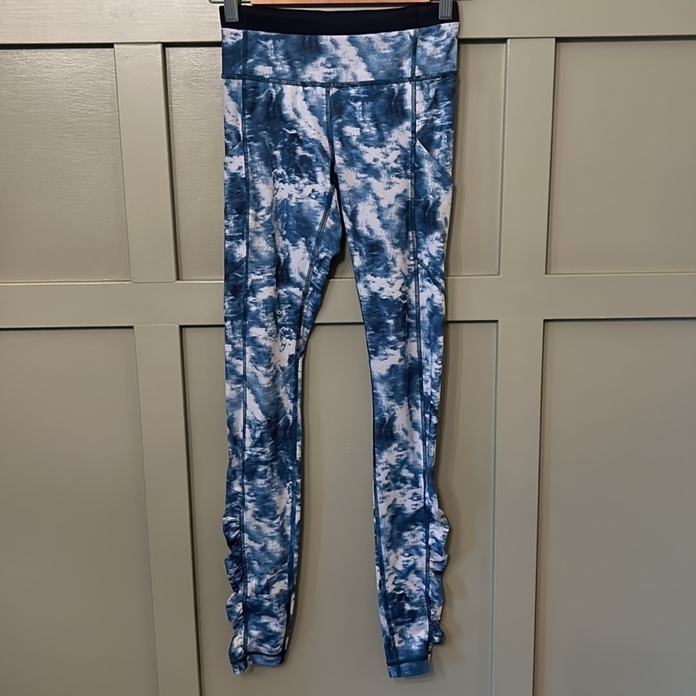 LULULEMON Speed Tight III Full-On Luxtreme Leggings Sea Side Naval Blue Size 2
